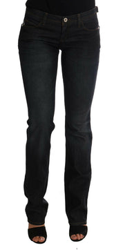 Costume National Dark Blue Cotton Slim Fit Jeans -   -  Costume National.